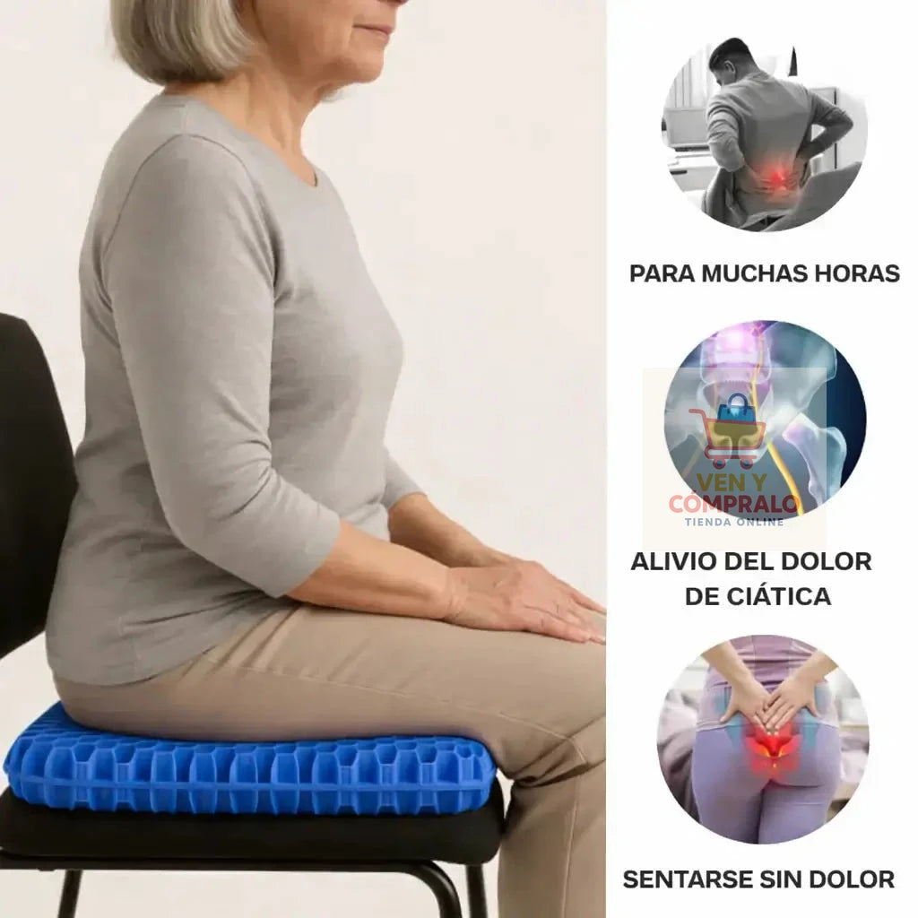 Cojín Suave ComfortGel - Siéntate cómodo por horas