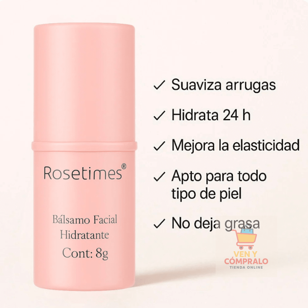 Bálsamo Facial Rosetimes - Hidratación diaria que revitaliza y devuelve luminosidad -    ¡¡PROMOCIÓN 2 X 1!!