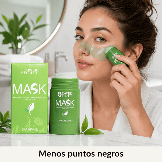 Mascarilla té verde en barra - Menos grasa, poros más limpios - PROMOCIÓN 2X1