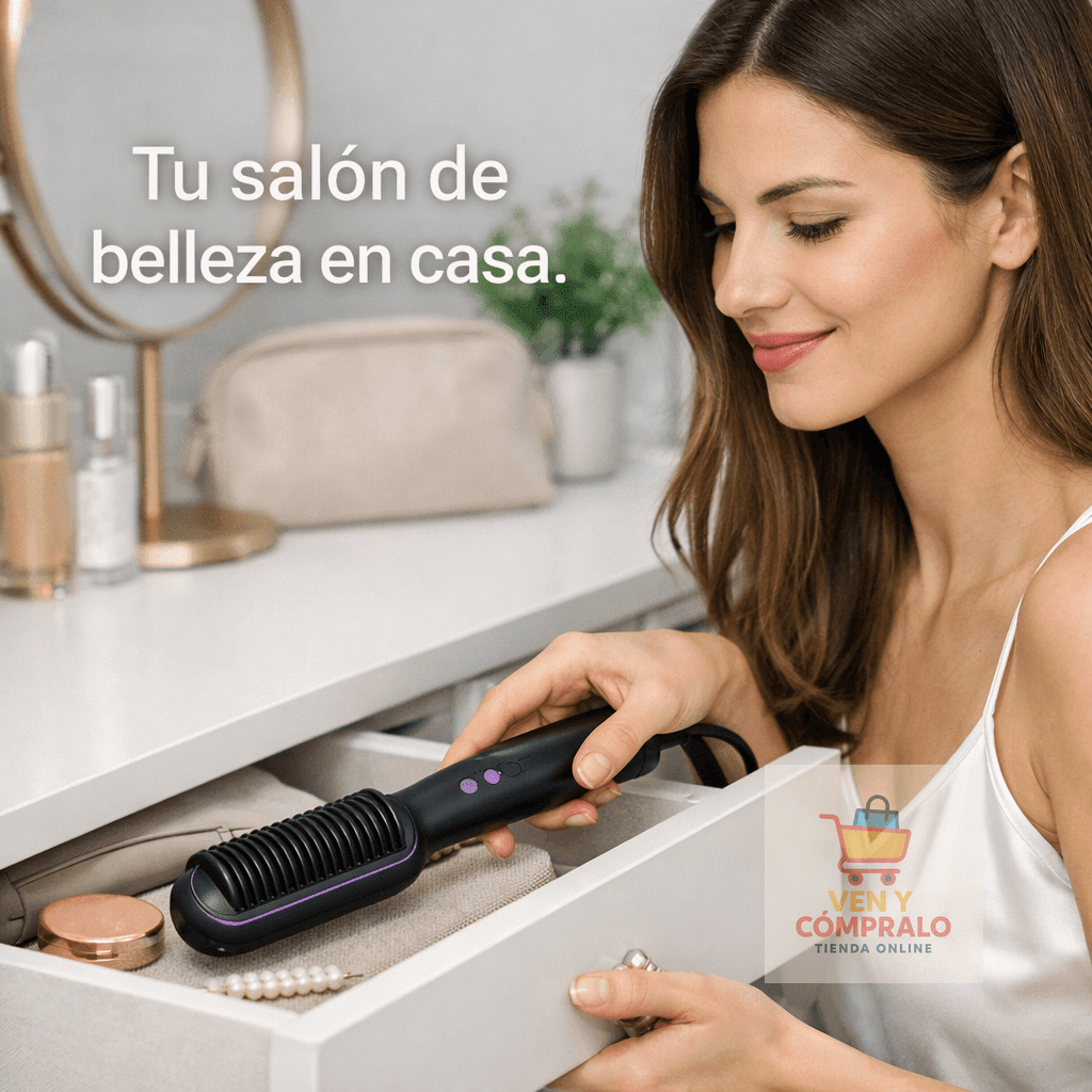 Cepillo UrbanLiss Styler - Cabello liso y ordenado en minutos desde casa