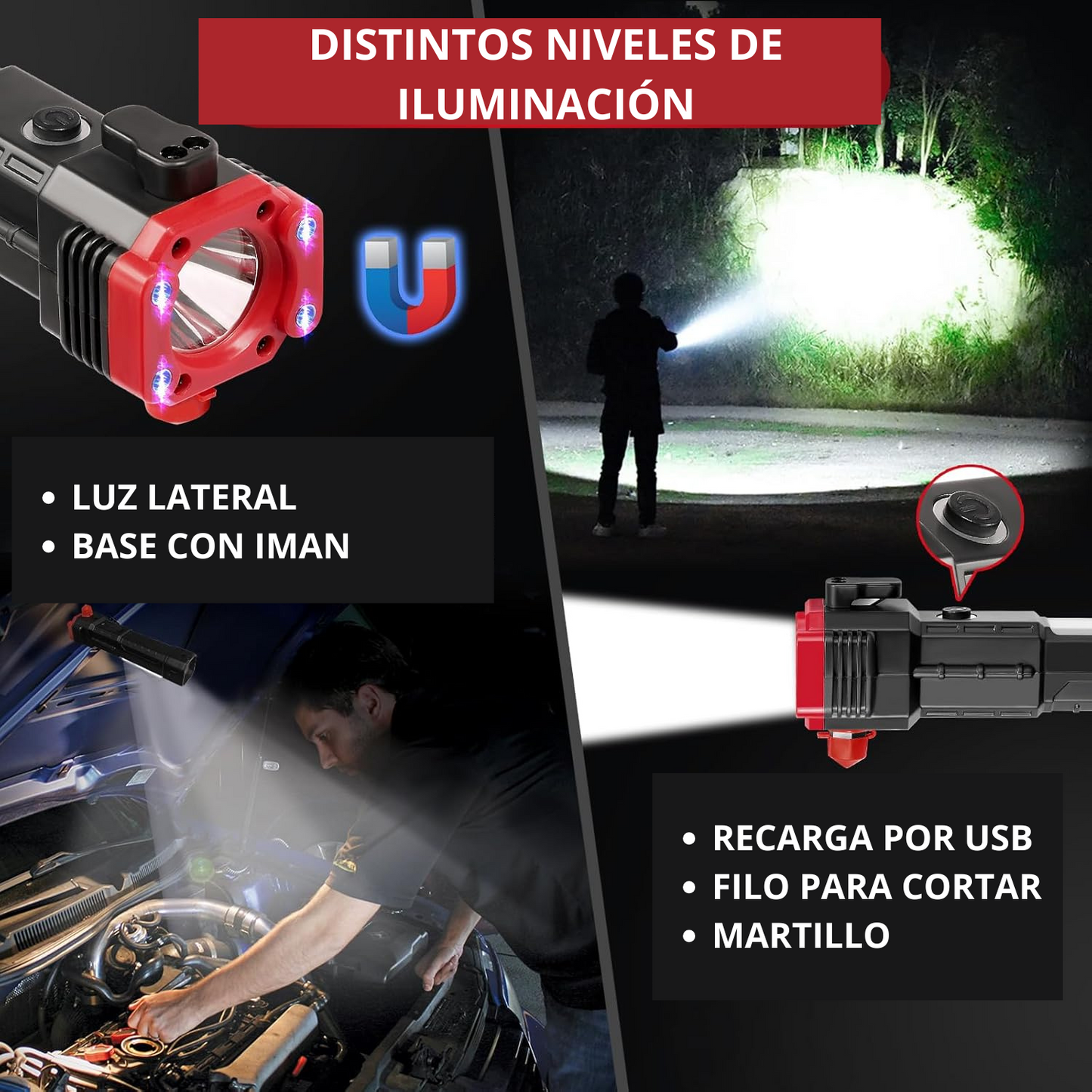 Linterna Táctica – La linterna multifunción para emergencias en el hogar