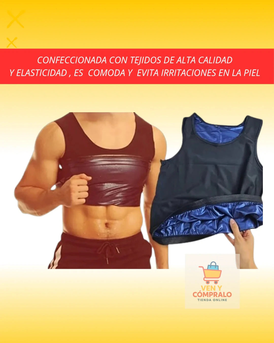 Faja sauna-Reducción de abdomen y sudoración rápida