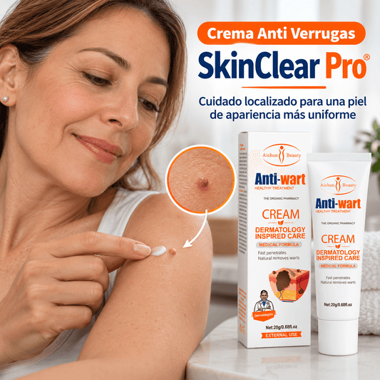 Crema Anti Verrugas SkinClear Pro - Cuidado localizado para una piel de apariencia más uniforme