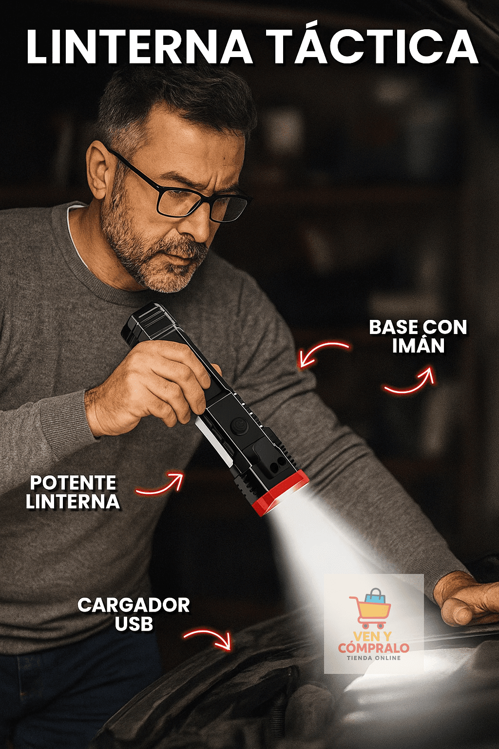 Linterna Táctica – La linterna multifunción para emergencias en el hogar