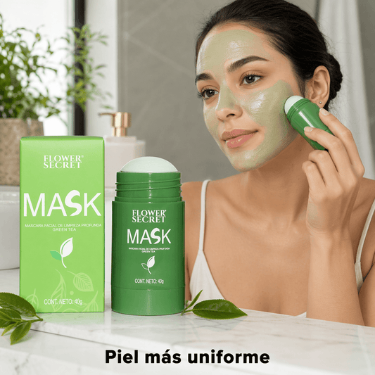 Mascarilla té verde en barra - Menos grasa, poros más limpios - PROMOCIÓN 2X1