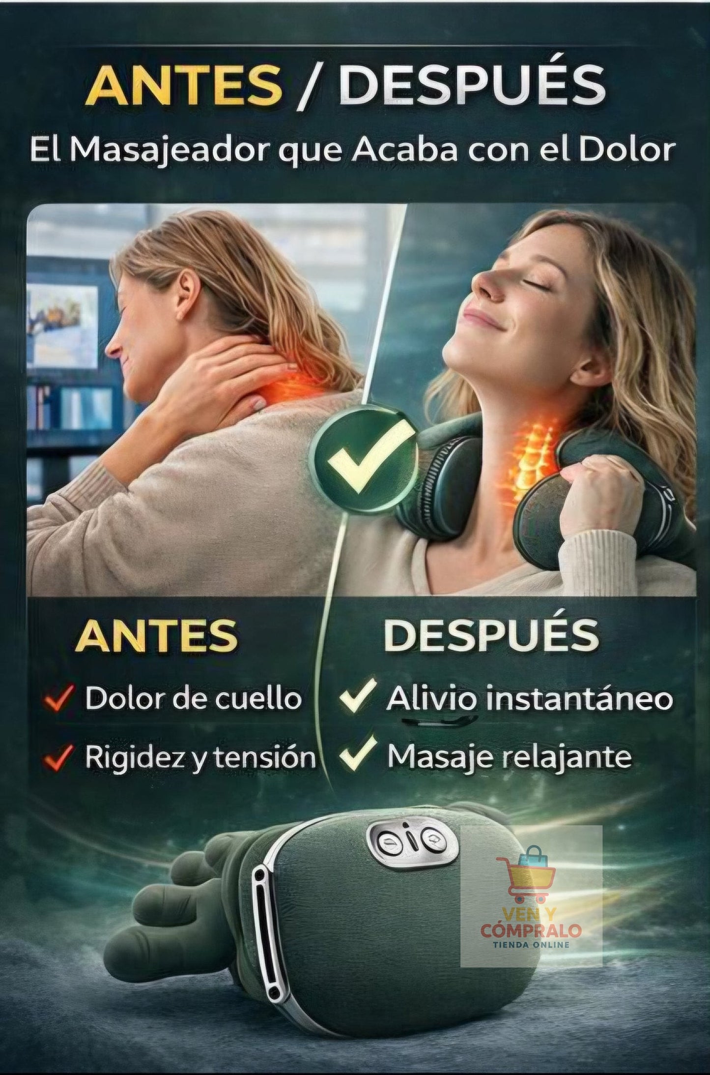 CerviZen 4D – puedes relajar tus músculos y aliviar la tensión en solo 15 minutos.